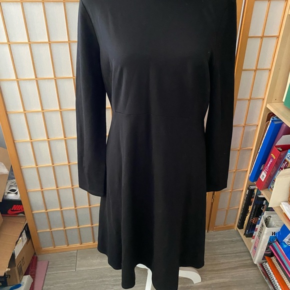 Seraphine Vanessa Turtleneck Long Sleeve Maternity Dress Black Sz 10 - Picture 2 of 7